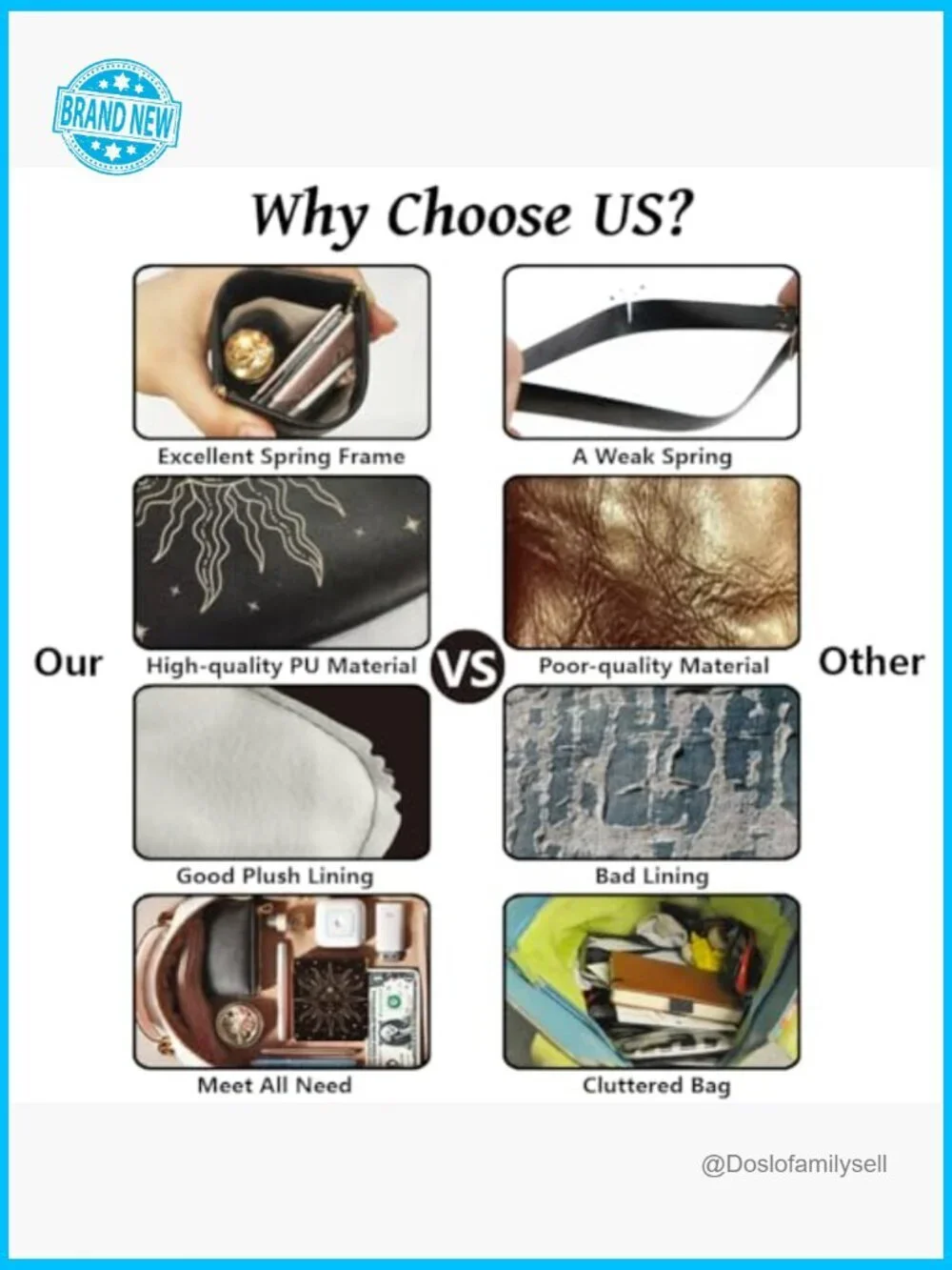 Small Leather Coin Purse Set Waterproof Durable Snap Closure Mini Money Wallet